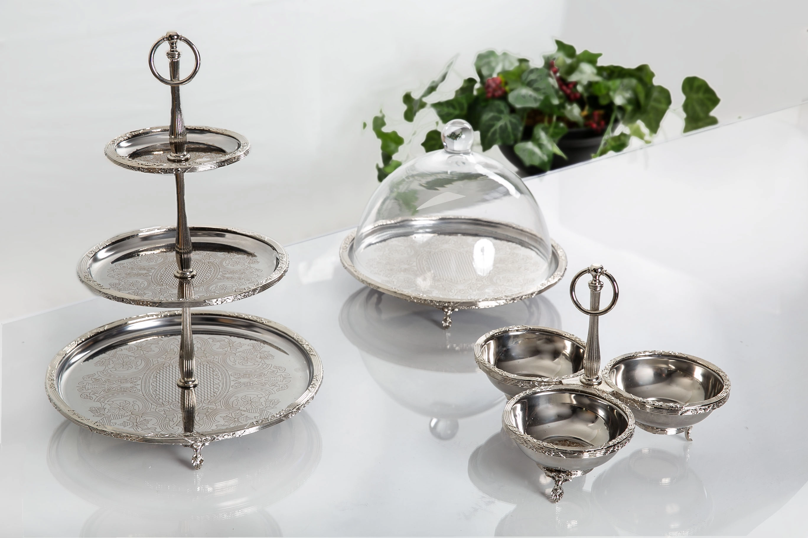 METAL 3 PARÇA SUNUM SETİ