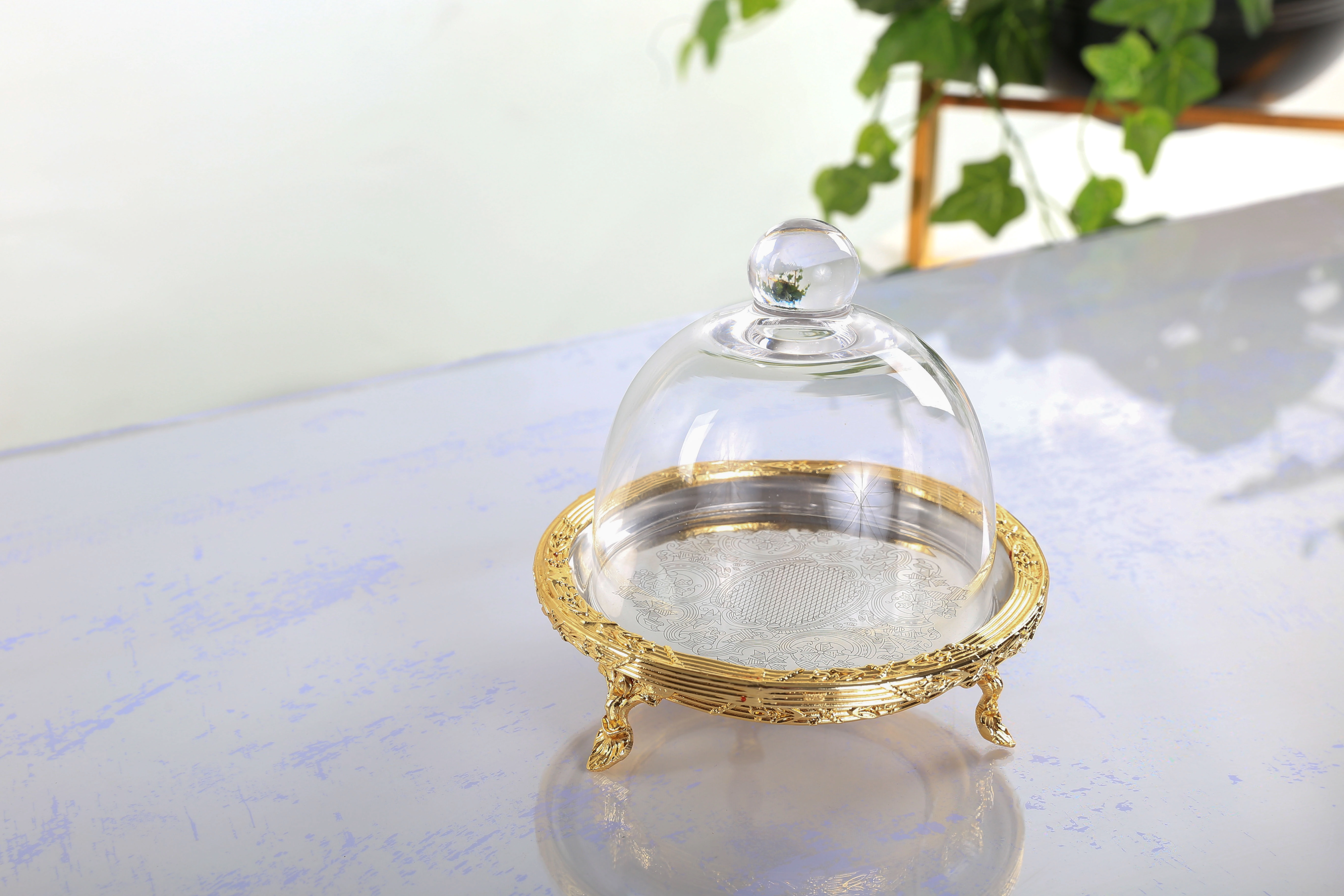 METAL 15 CM KAPAKLI FANUS ALTIN