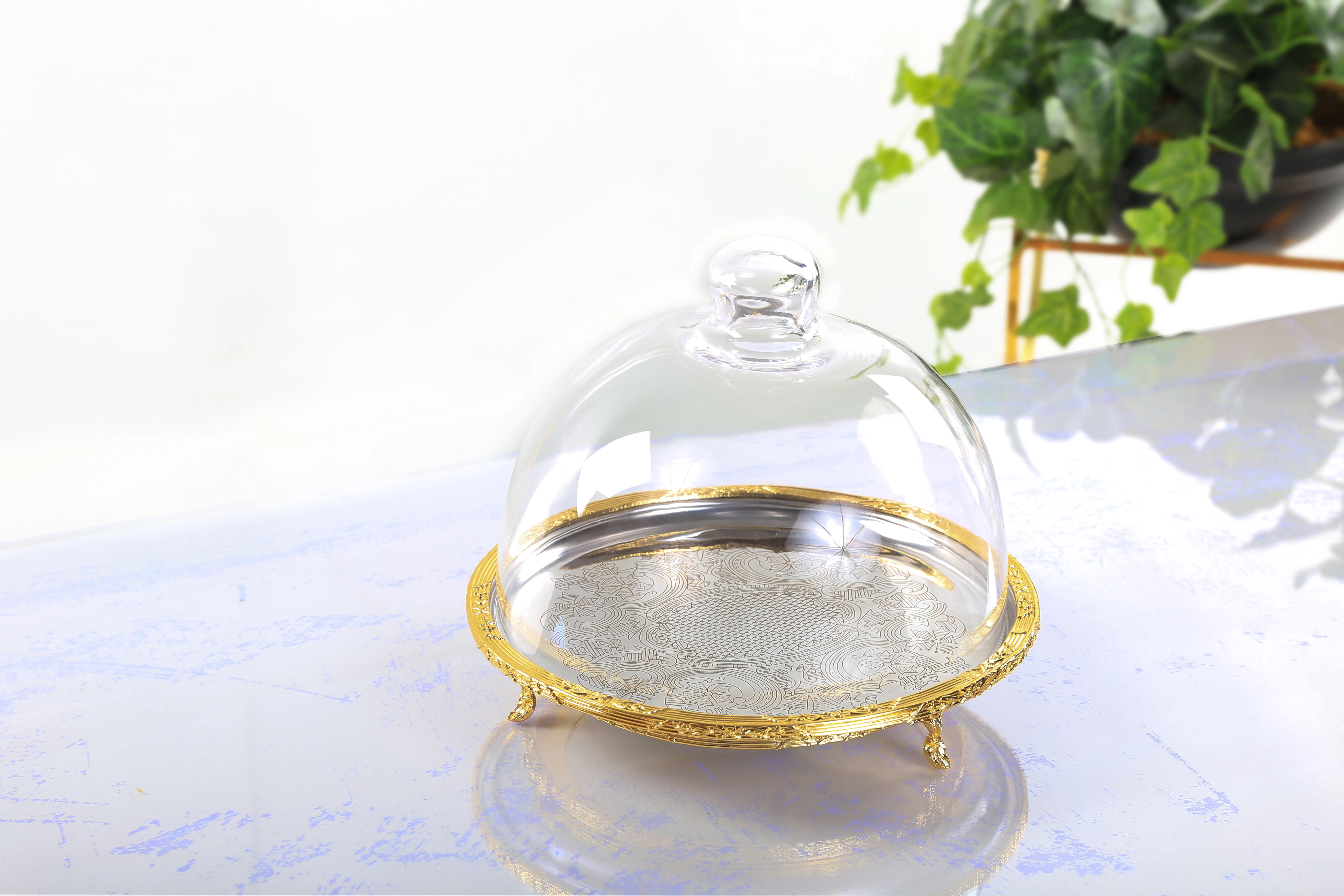 METAL 26 CM KAPAKLI FANUS ALTIN