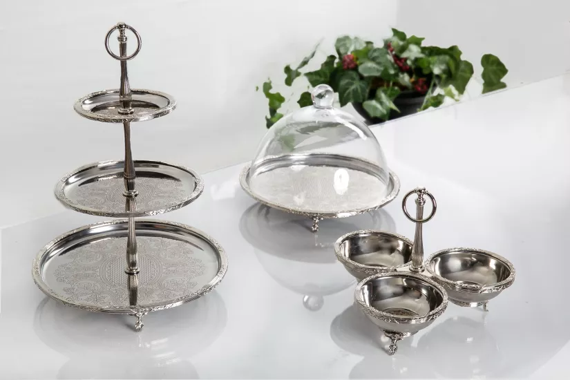 METAL 3 PARÇA SUNUM SETİ