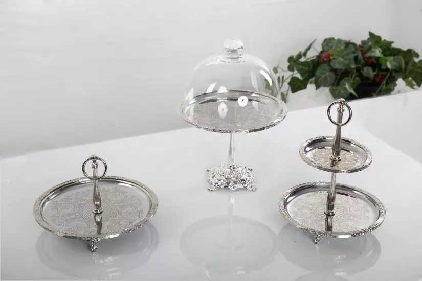 METAL 3 PARÇA SUNUM SETİ