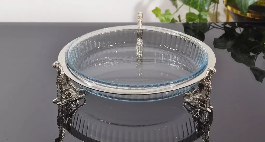 ÇİTA YUVARLAK BORCAM 25 CM GÜMÜŞ