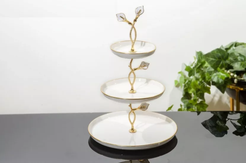 3 KATLI YUVARLAK SERVİS MİNE