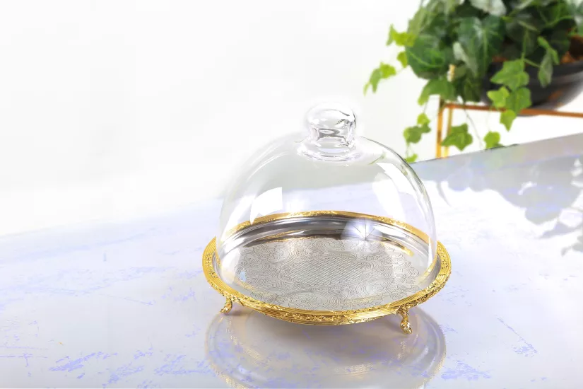 METAL 26 CM KAPAKLI FANUS ALTIN