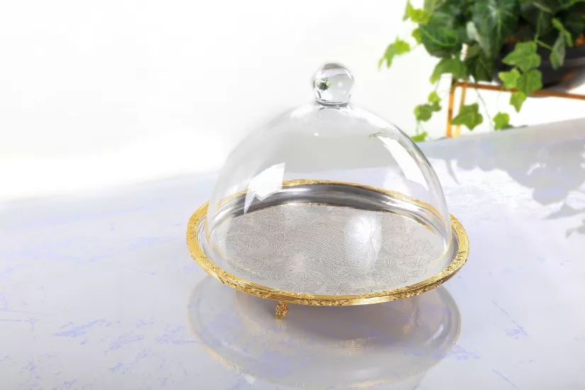 METAL 30 CM KAPAKLI FANUS ALTIN