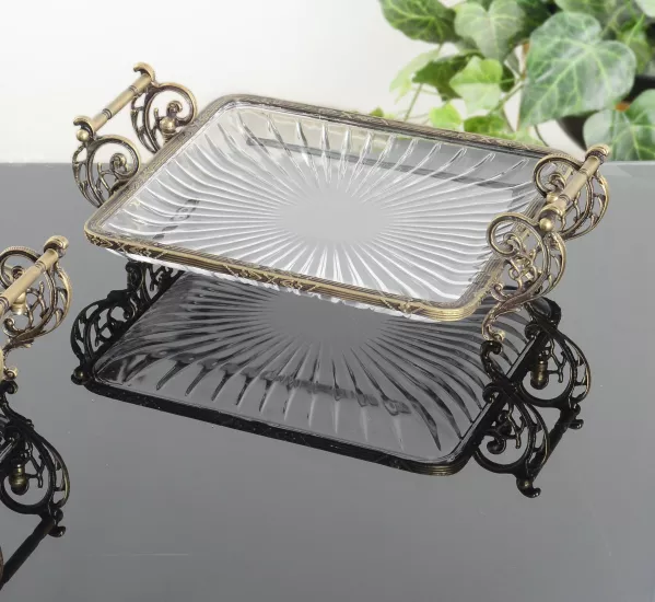 DREAM KARE 25X25 CM KULPLU SUNUM ANTİK