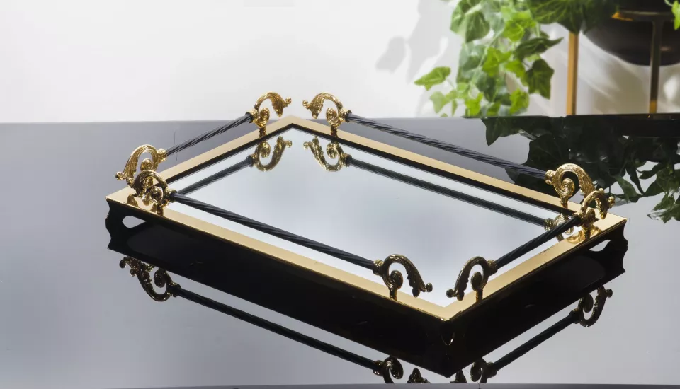 46X32 CM AVANGARD TEPSİ ALTIN