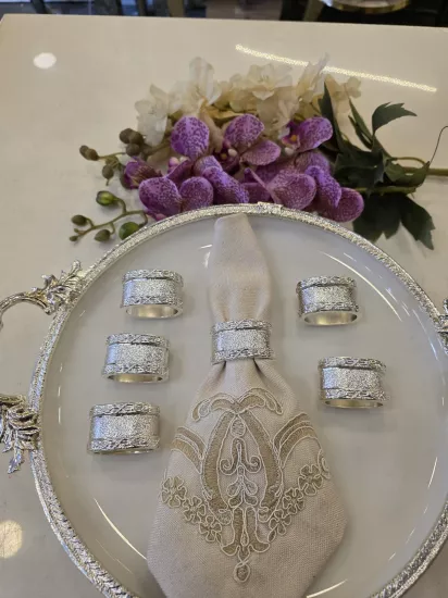 YÜZÜK PEÇETELİK 6’LI GÜMÜŞ